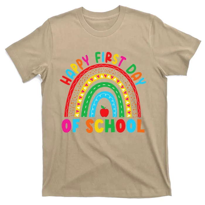 Happy First Day Of School Teacher Back To Schools Gift T-Shirt