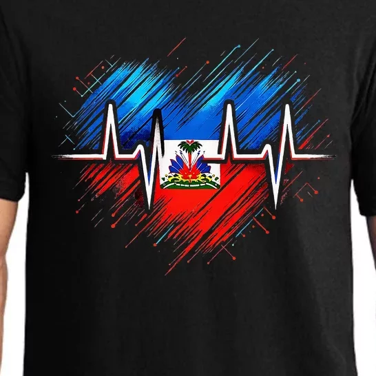 Haitian Flag Day Love Haiti Haitian Haitian Roots Haiti Flag Pajama Set