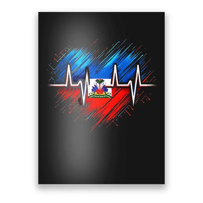 Haitian Flag Day Love Haiti Haitian Haitian Roots Haiti Flag Poster