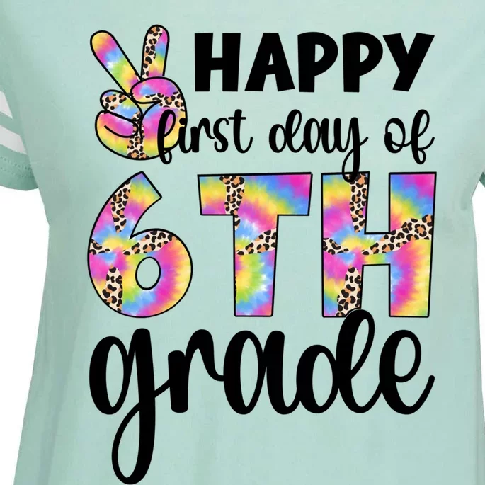 Happy First Day Of Sixth Grade Back To School 6Th Grade Cool Gift Enza Ladies Jersey Football T-Shirt