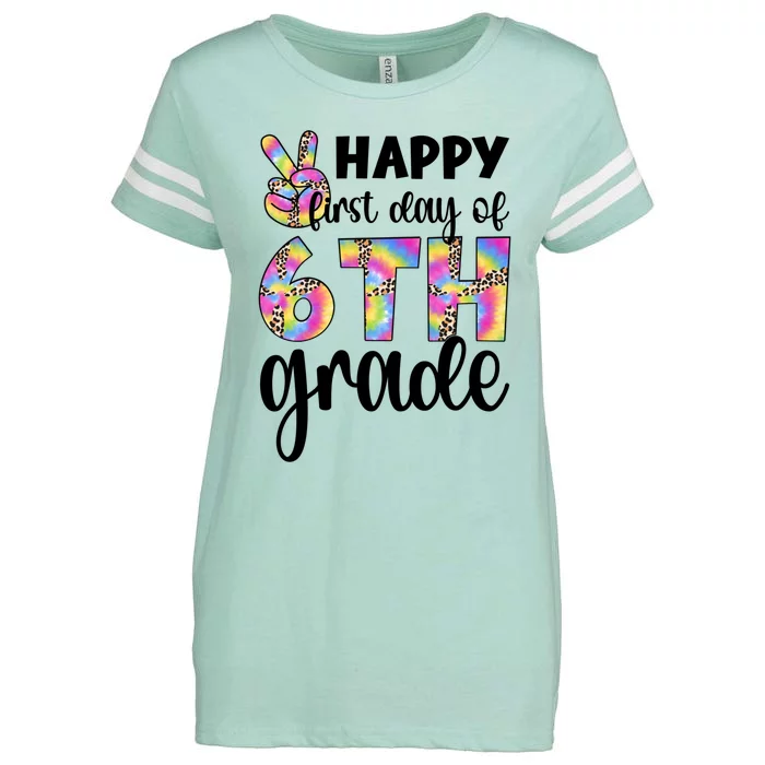 Happy First Day Of Sixth Grade Back To School 6Th Grade Cool Gift Enza Ladies Jersey Football T-Shirt