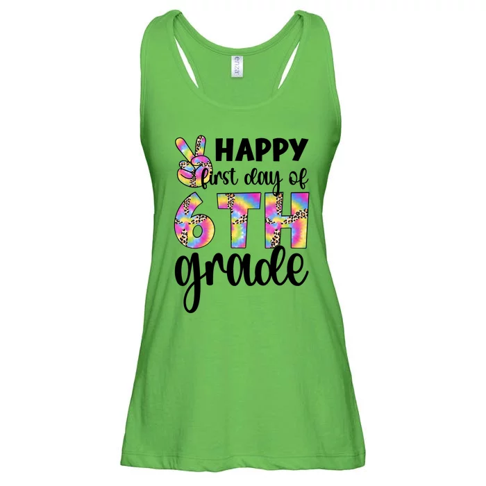 Happy First Day Of Sixth Grade Back To School 6Th Grade Cool Gift Ladies Essential Flowy Tank