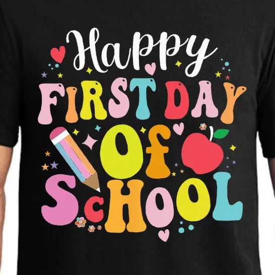 Happy First Day Of School Teachers Back To School Pajama Set