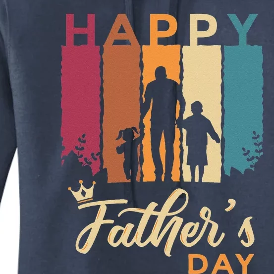 Happy Fathers Day Father Dad Daddy Fathers Day Women's Pullover Hoodie