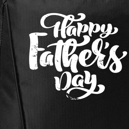 Happy Father's Day Gift For Dad City Backpack