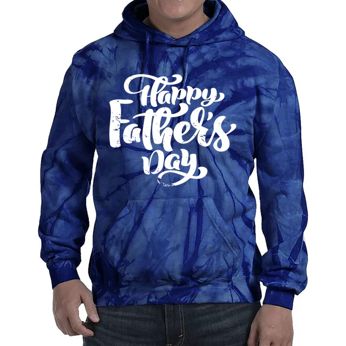 Happy Father's Day Gift For Dad Tie Dye Hoodie