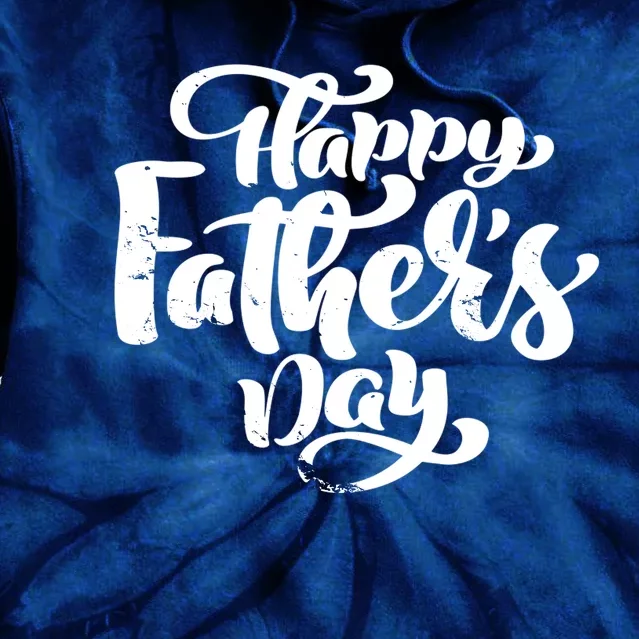 Happy Father's Day Gift For Dad Tie Dye Hoodie