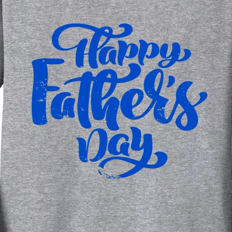 Happy Father's Day Gift For Dad Kids Long Sleeve Shirt