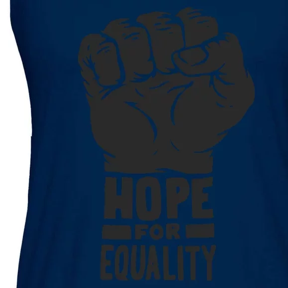 Hope For Equality Black History Month Ladies Essential Flowy Tank