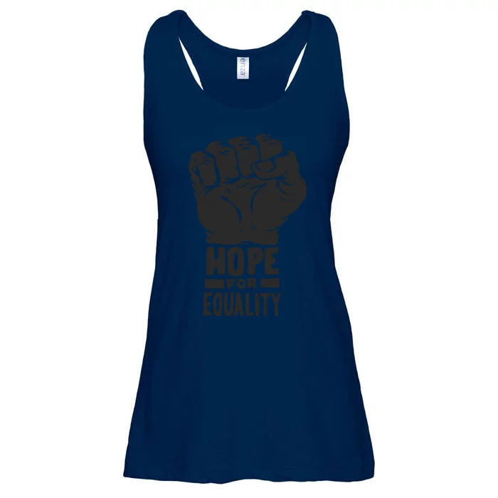 Hope For Equality Black History Month Ladies Essential Flowy Tank