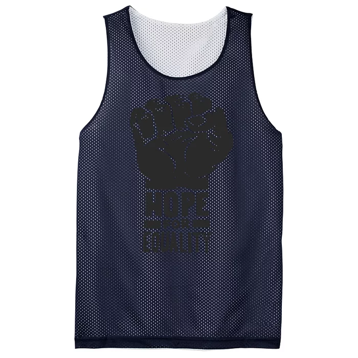 Hope For Equality Black History Month Mesh Reversible Basketball Jersey Tank