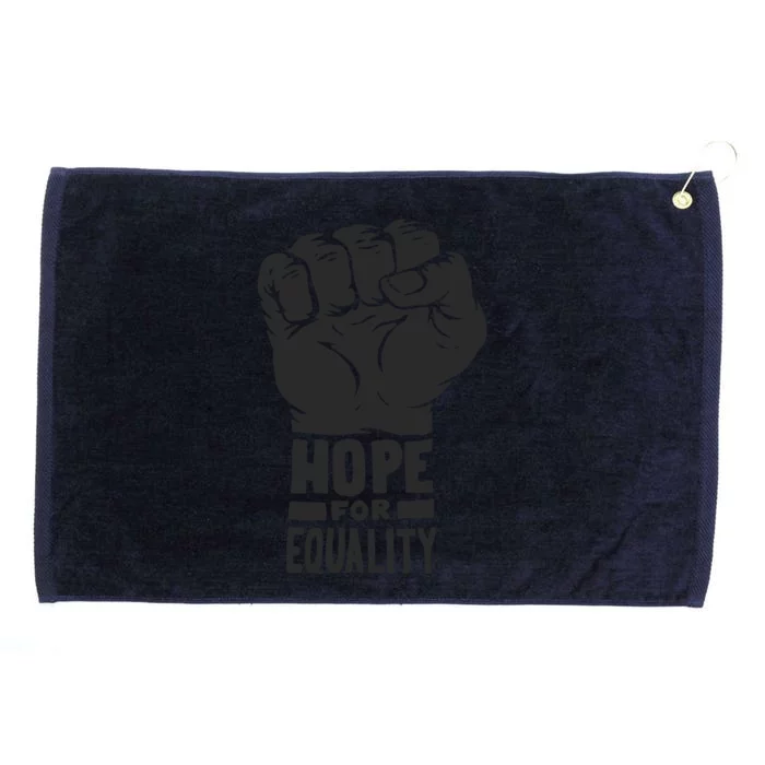 Hope For Equality Black History Month Grommeted Golf Towel