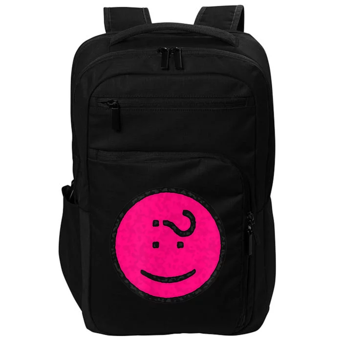 Happy Face Emoticon Funny Graphic for Teens Impact Tech Backpack