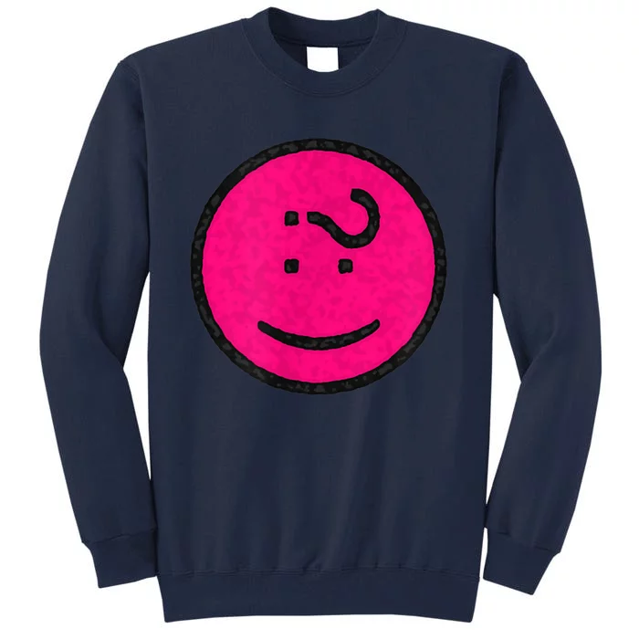 Happy Face Emoticon Funny Graphic for Teens Tall Sweatshirt