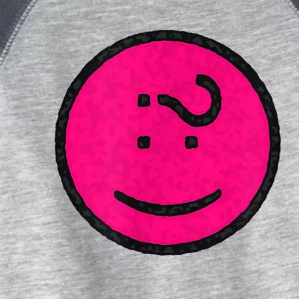 Happy Face Emoticon Funny Graphic for Teens Toddler Fine Jersey T-Shirt