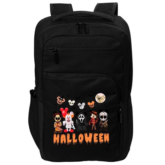 Halloween Friends Ears Halloween Horror Movie Impact Tech Backpack