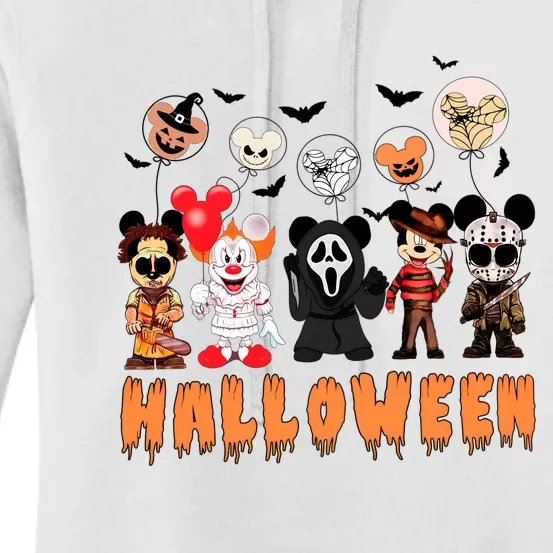 Halloween Friends Ears Halloween Horror Movie Women's Pullover Hoodie