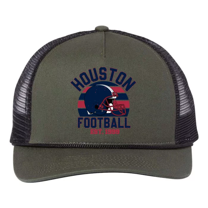 Houston Football Est 1999 Team Supporter Retro Rope Trucker Hat Cap