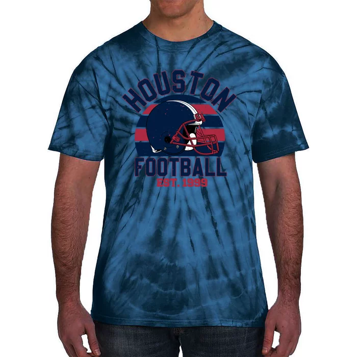 Houston Football Est 1999 Team Supporter Tie-Dye T-Shirt