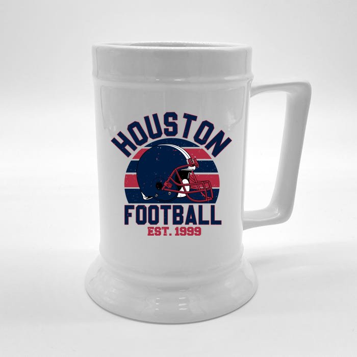 Houston Football Est 1999 Team Supporter Front & Back Beer Stein