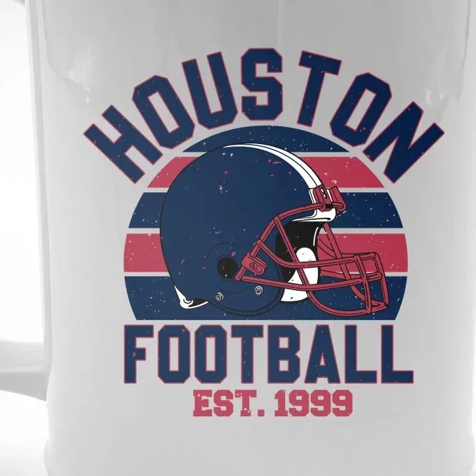 Houston Football Est 1999 Team Supporter Front & Back Beer Stein