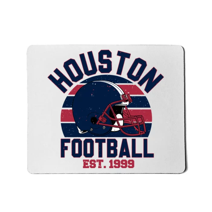 Houston Football Est 1999 Team Supporter Mousepad