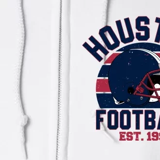 Houston Football Est 1999 Team Supporter Full Zip Hoodie