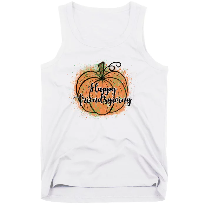 Happy Friendsgiving Fall Pumpkin Gift Tank Top