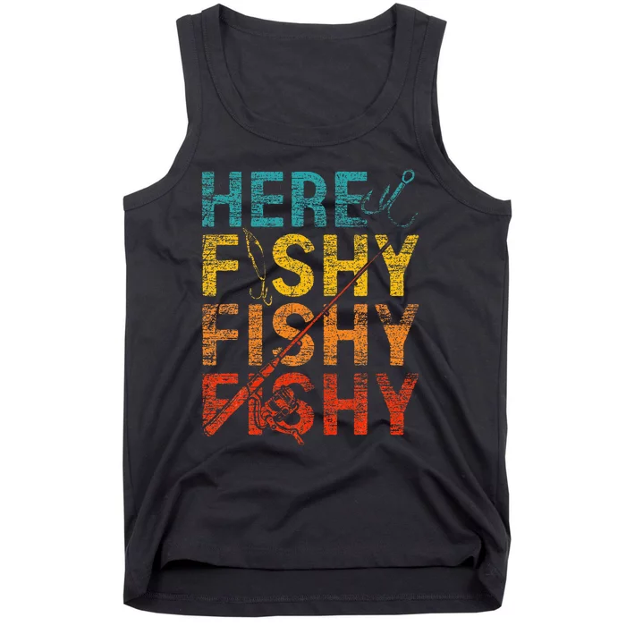 Here Fishy Fishy Fishy Tank Top