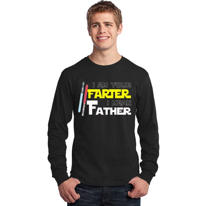 Here Fishy Fishy Fishyi Am Your Farter I Mean Father Long Sleeve Shirt