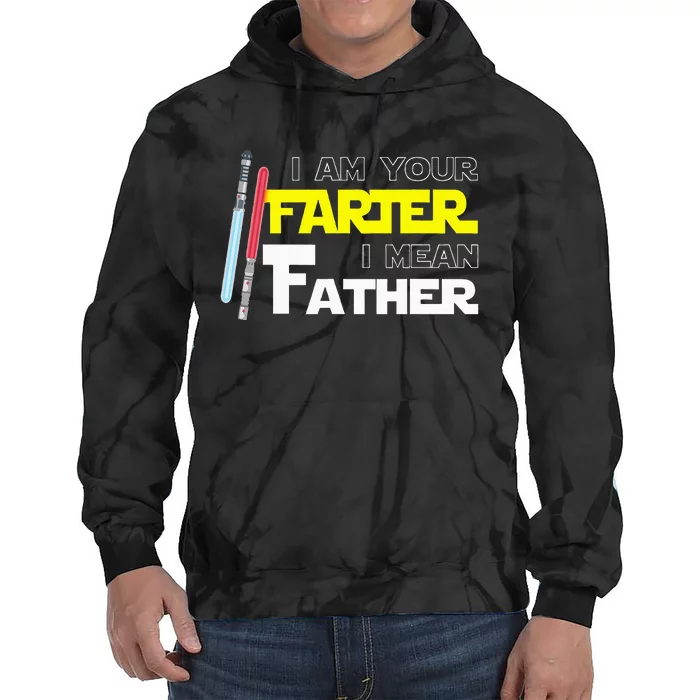 Here Fishy Fishy Fishyi Am Your Farter I Mean Father Tie Dye Hoodie