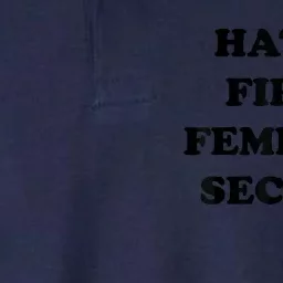 Hater First Feminist Second Funny Softstyle Adult Sport Polo