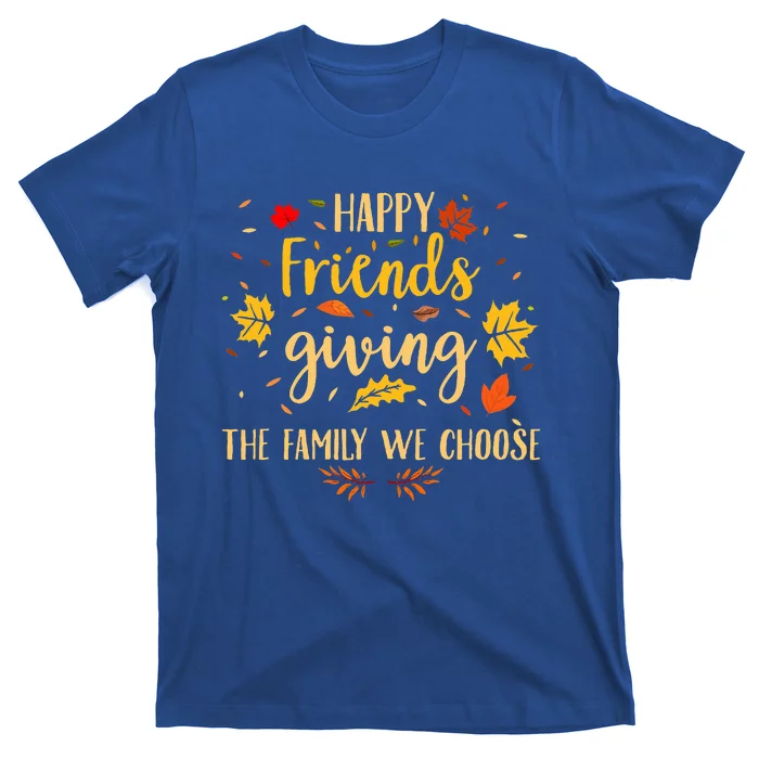 Happy Friendsgiving Friends & Family Fall Thanksgiving T-Shirt