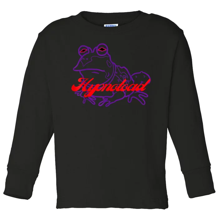 Hypnotoad Funny Frog Football Coach Design Gift Fan Hypnotoad Toddler Long Sleeve Shirt