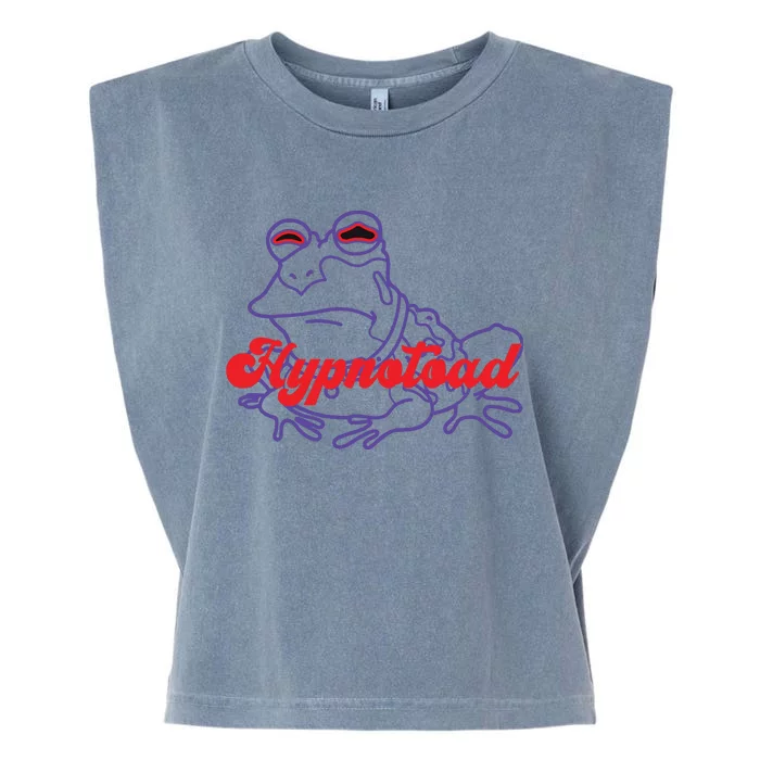 Hypnotoad Funny Frog Football Coach Garment-Dyed Women's Muscle Tee