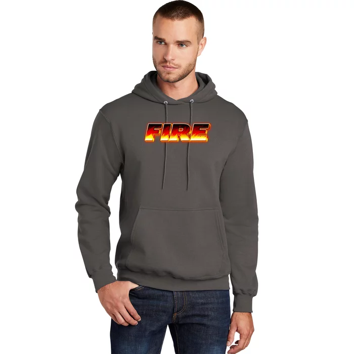 Hot Fire Flames Hoodie