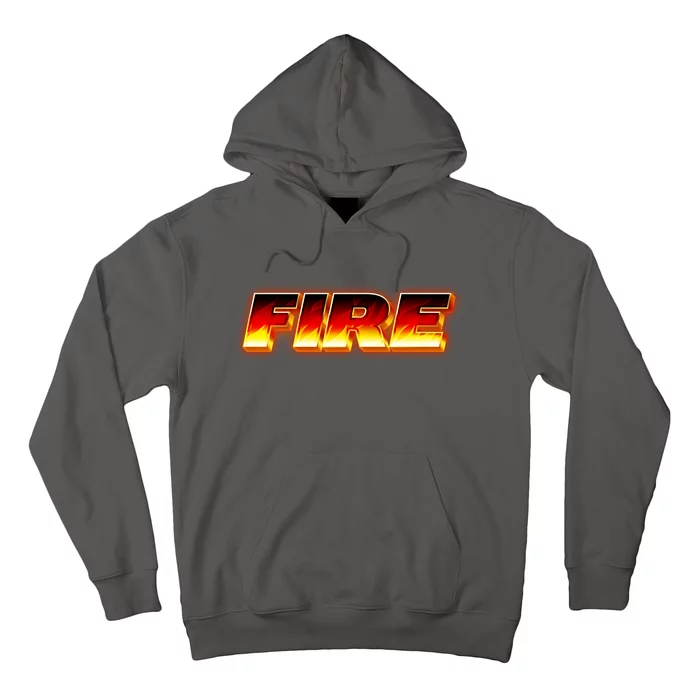 Hot Fire Flames Hoodie