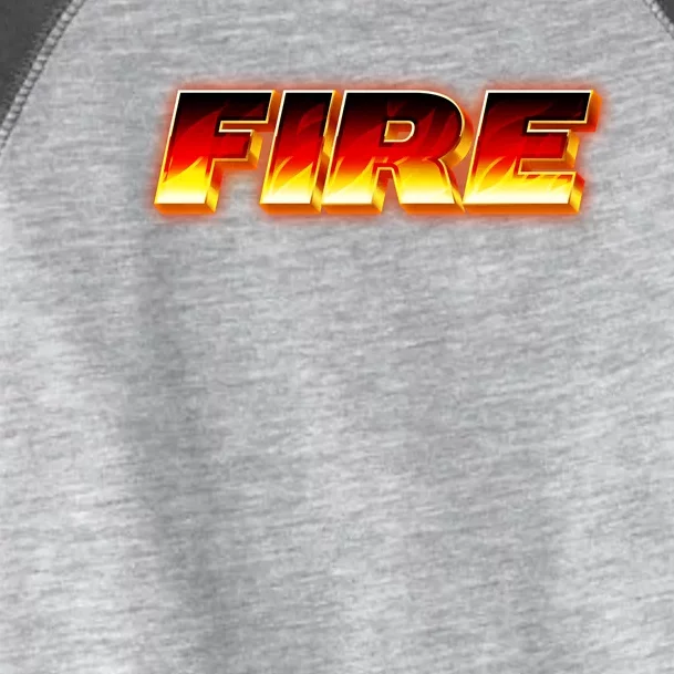 Hot Fire Flames Toddler Fine Jersey T-Shirt