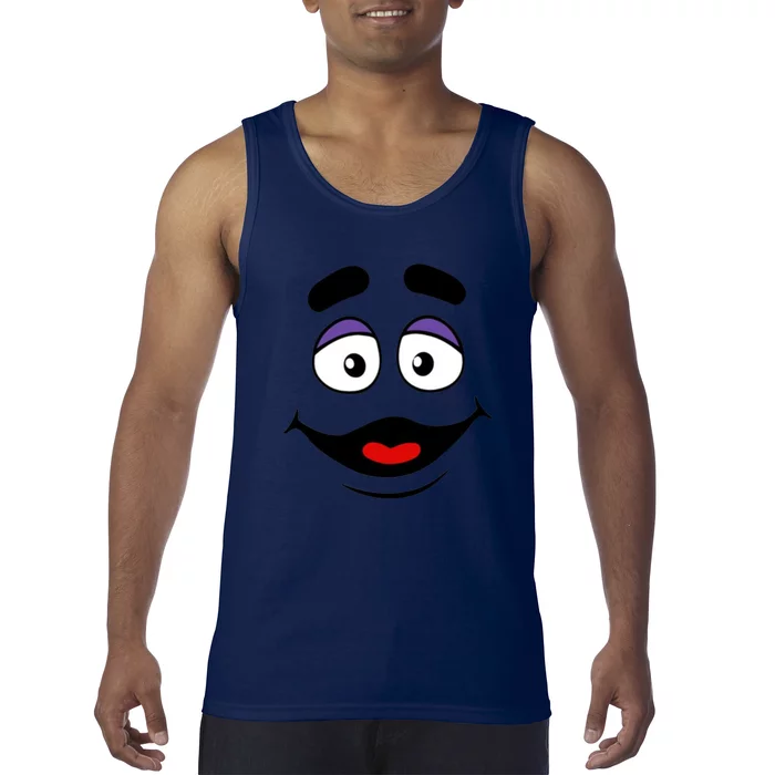 Halloween Face Funny Tank Top