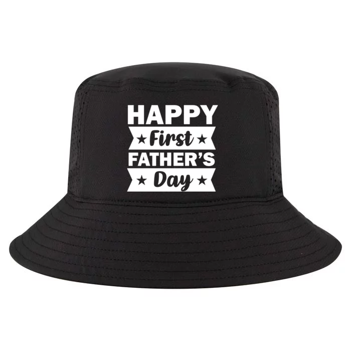 Happy First Father's Day Cool Comfort Performance Bucket Hat