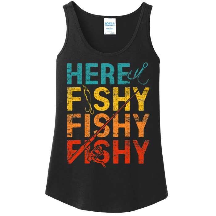 Here Fishy Fishy Fishy Ladies Essential Tank