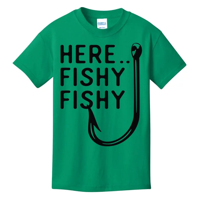 Here Fishy Fishy Kids T-Shirt