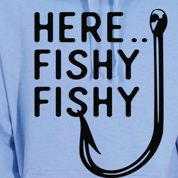 Here Fishy Fishy Unisex Surf Hoodie