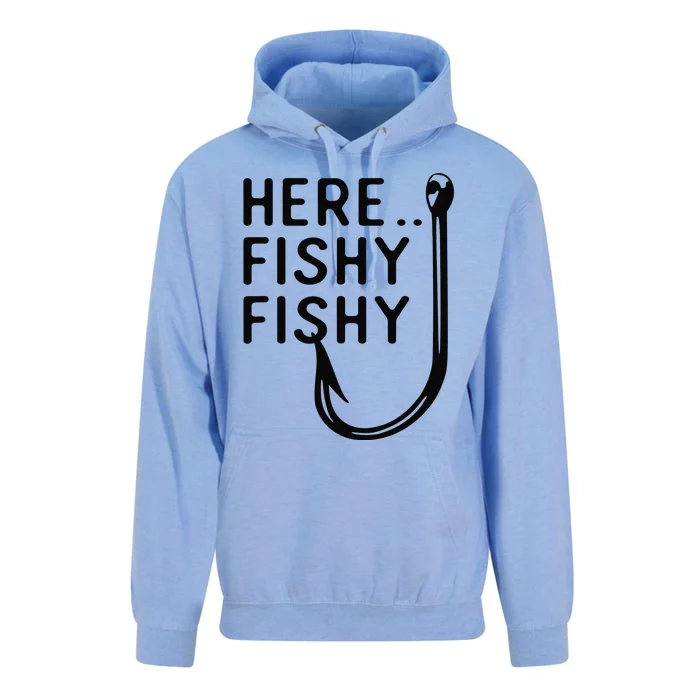 Here Fishy Fishy Unisex Surf Hoodie