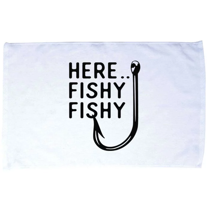 Here Fishy Fishy Microfiber Hand Towel