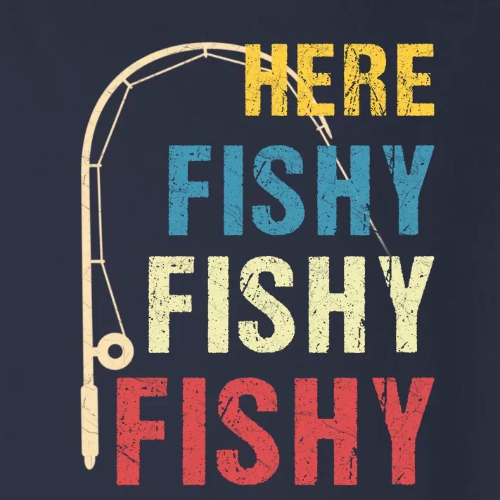 Here Fishy Fishy Fishy Toddler Long Sleeve Shirt