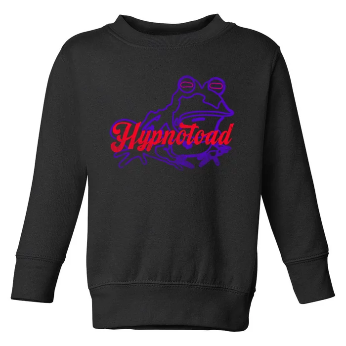 Hypnotoa.d Funny Frog Football Coach Toddler Sweatshirt