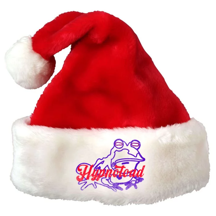 Hypnotoa.d Funny Frog Football Coach Premium Christmas Santa Hat