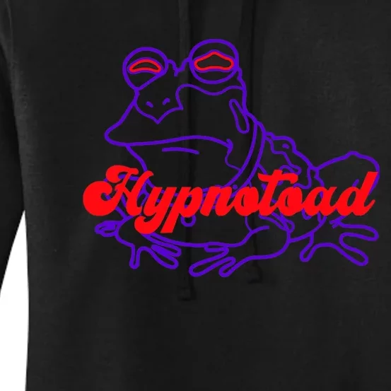 H_ypnotoad Funny Frog Football Coach Design Gift Fan Women's Pullover Hoodie