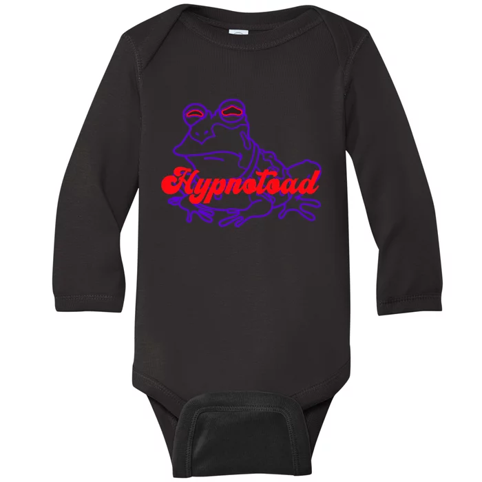 H_ypnotoad Funny Frog Football Coach Design Gift Fan Baby Long Sleeve Bodysuit